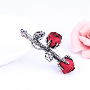 Open image in slideshow, Creative Alloy Rose Rhinestone Hair Clip
