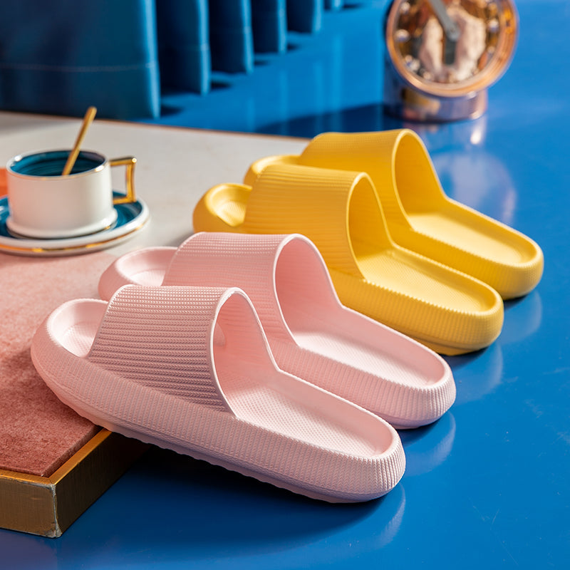 Summer Home Household Bath EVA Solid Sandals And Slippers
