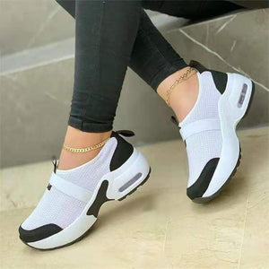 Open image in slideshow, Flying Woven Casual Platform Wedge Heel Sports Casual Shoes
