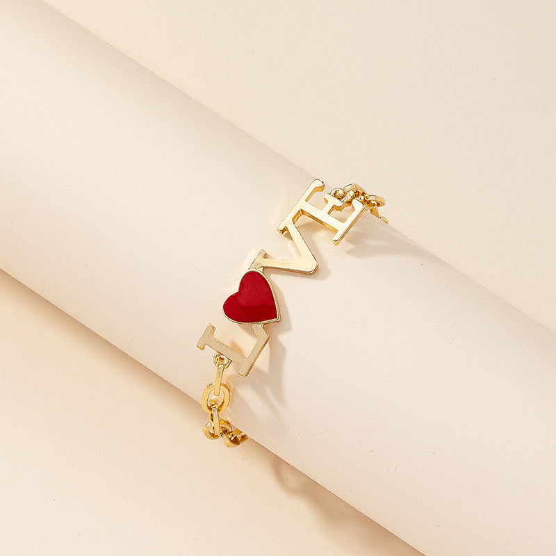 Love Letter Bracelet Fashion Street Photography With Accessories