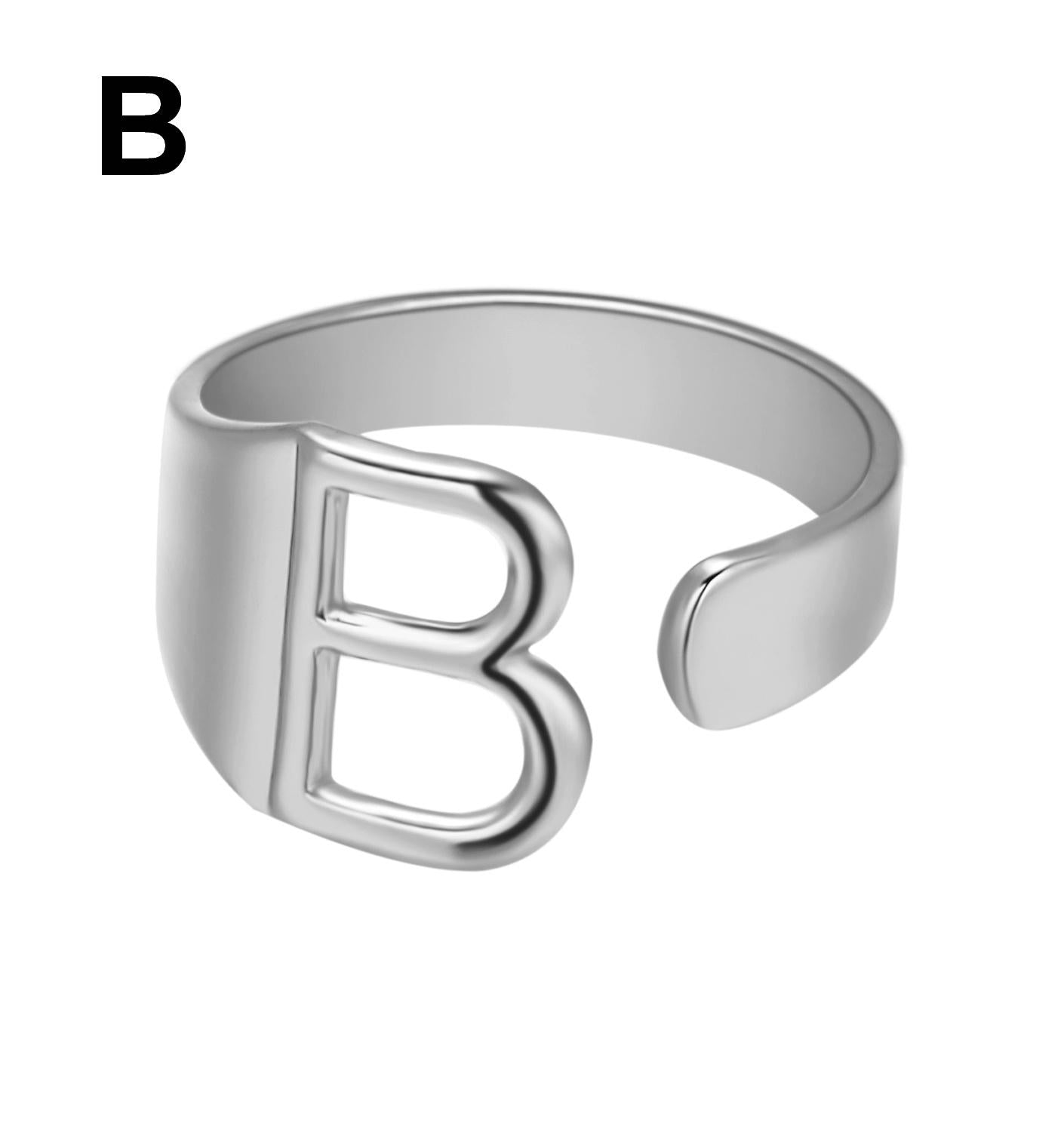 A-Z Letter Ring