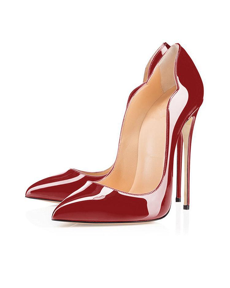 Super high heel slim heel shoes
