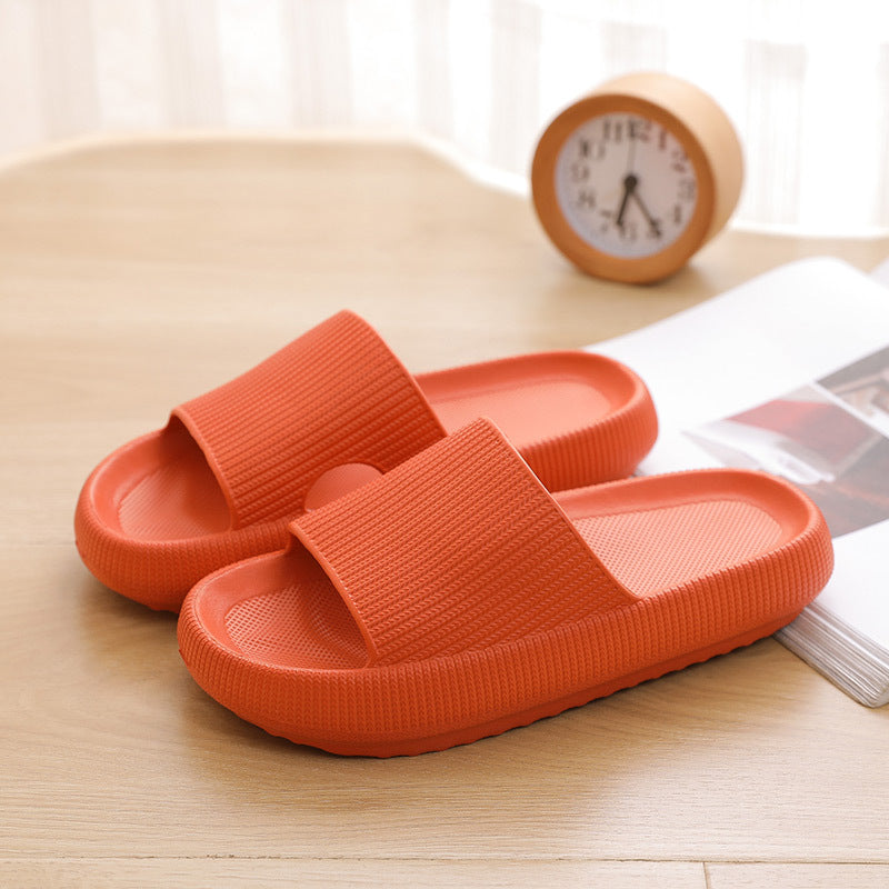 4cm Household Anti-skid Thick Soled Light Household Bathroom Couple Slippers