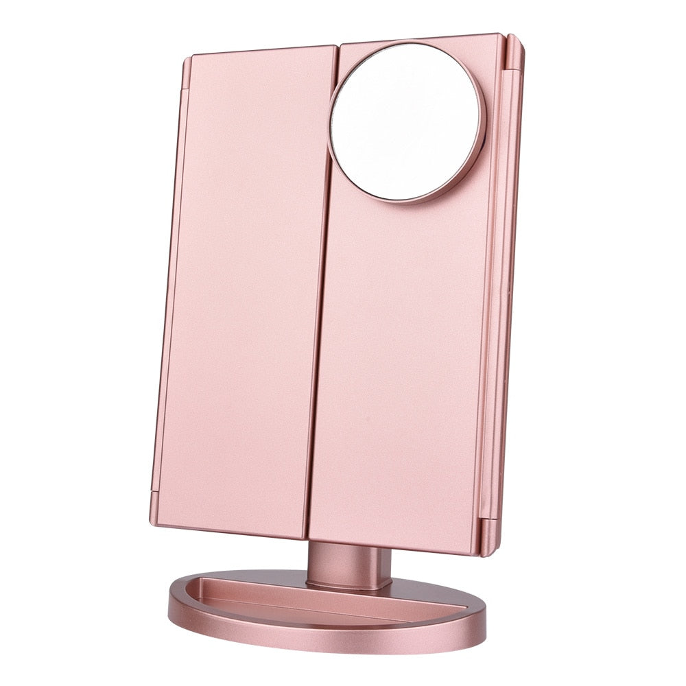 3 Folding Adjustable Mirror