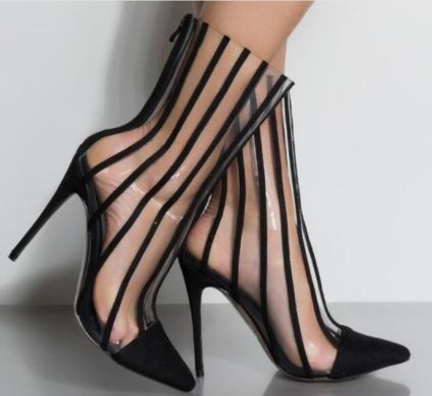 Transparent boots