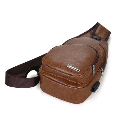 USB charging chest bag