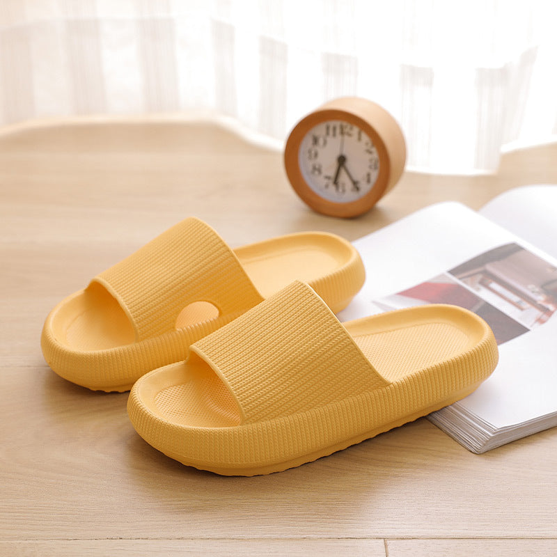 4cm Household Anti-skid Thick Soled Light Household Bathroom Couple Slippers