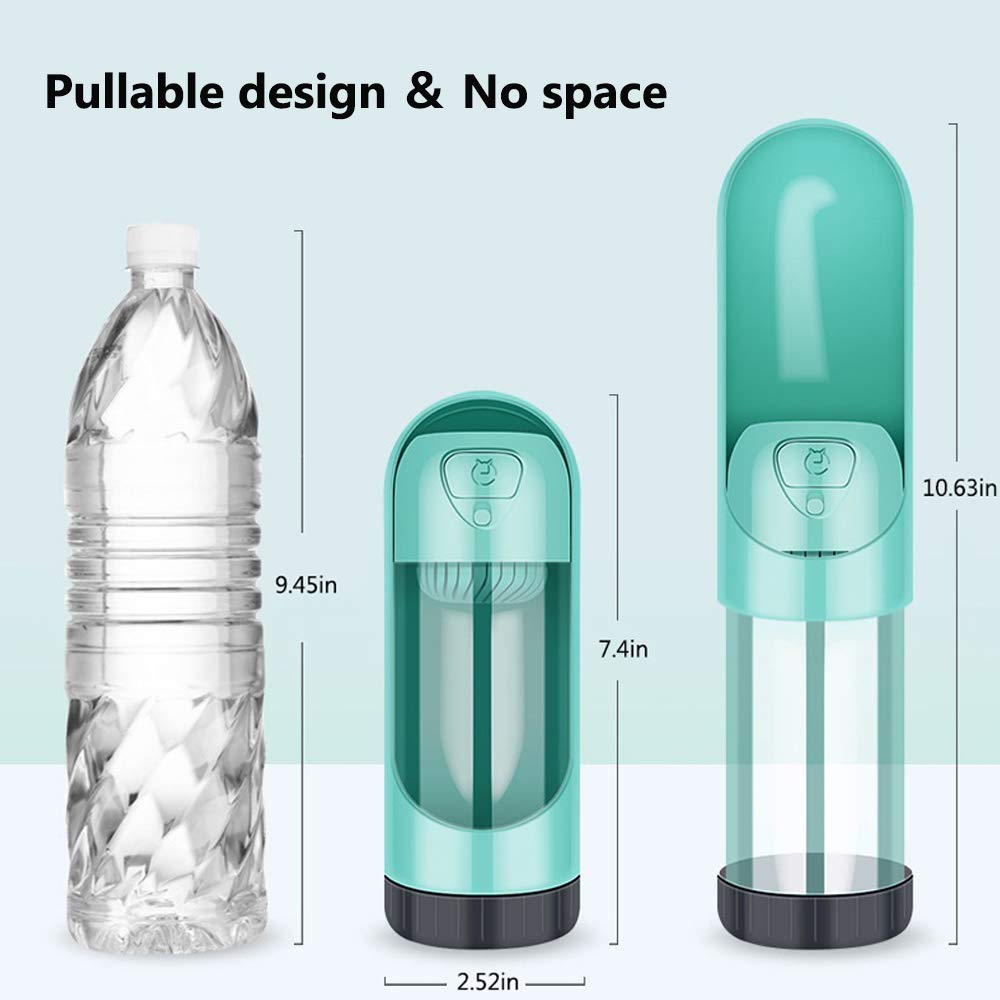 Pawlgo-Multi-Functional Dog Leash W/Built-In Water Bottle