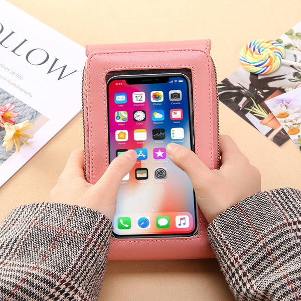 Touch Screen Mobile Phone Bag Small Messenger Cute