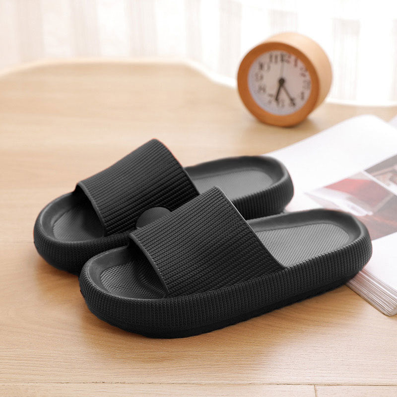 4cm Household Anti-skid Thick Soled Light Household Bathroom Couple Slippers
