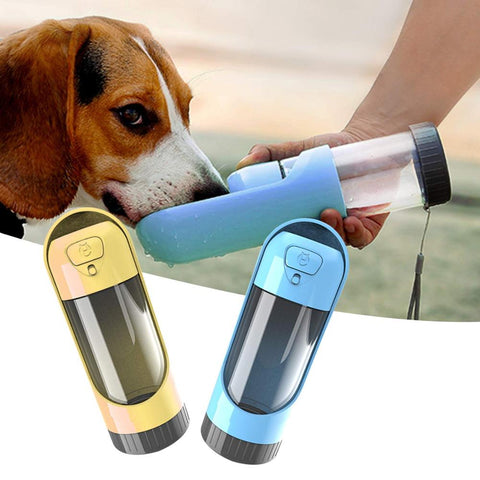 Pawlgo-Multi-Functional Dog Leash W/Built-In Water Bottle