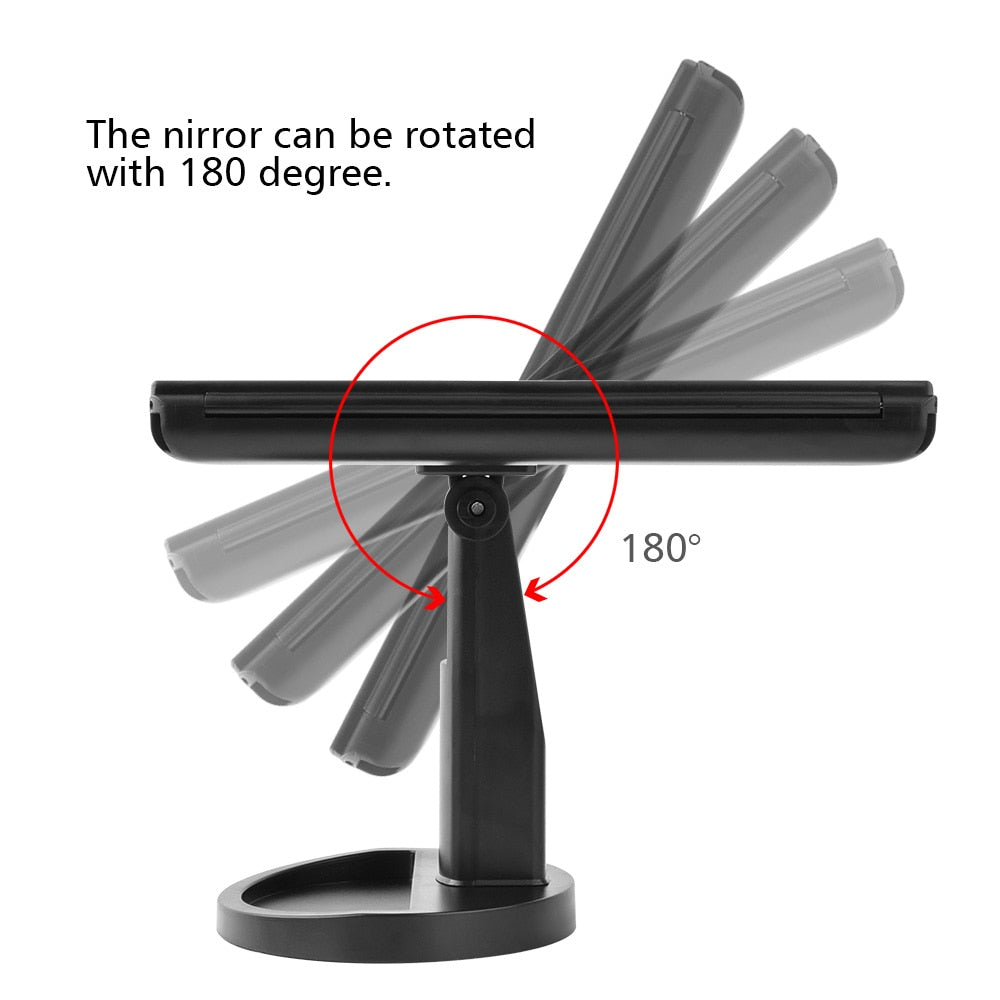 3 Folding Adjustable Mirror