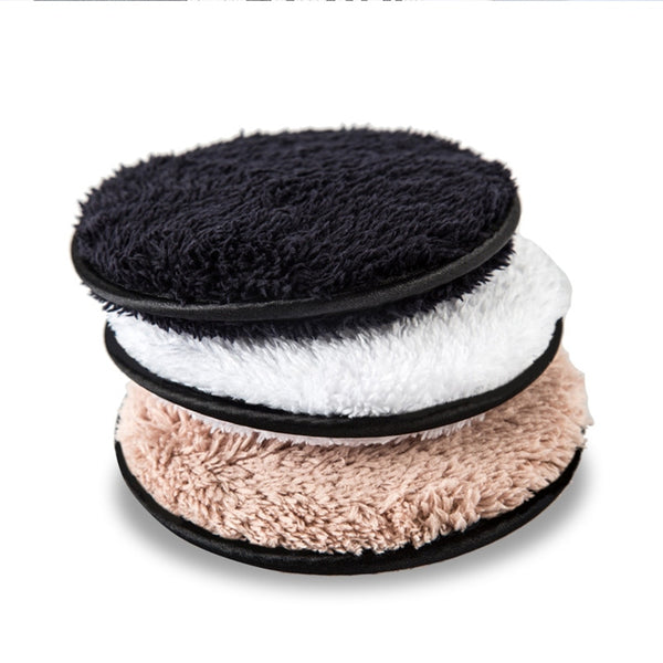 3 Pcs Powcloud-Resuable Makeup Removing Pads