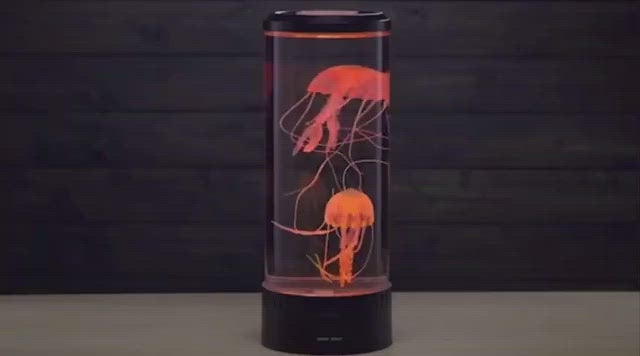 60 % OFF Jerwin- 2in1 Jellyfish Led Lamp & Aquarium