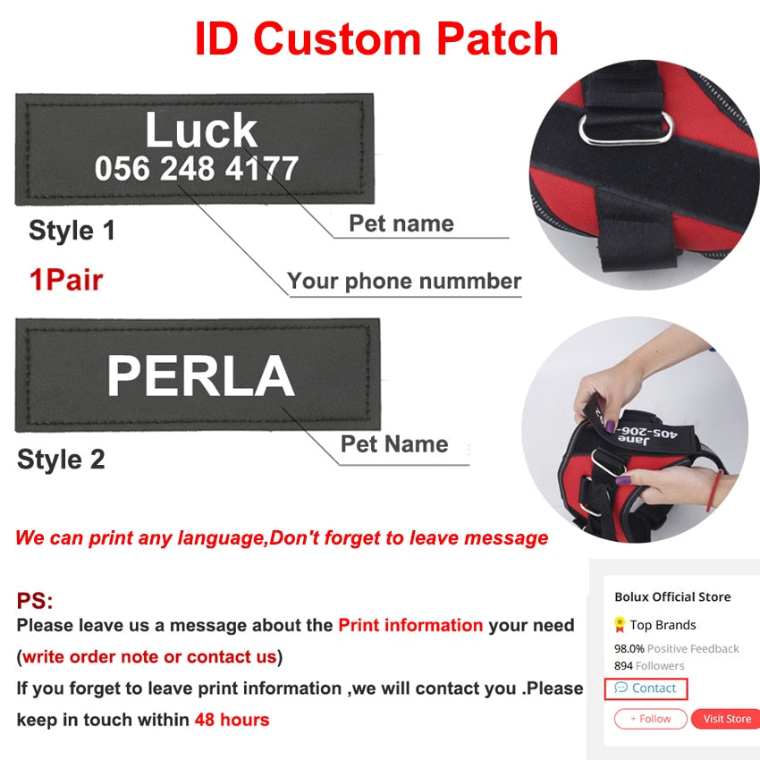 Strap N Walk-Personalized Safety Dog Harness