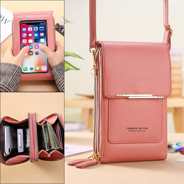 Touch Screen Mobile Phone Bag Small Messenger Cute