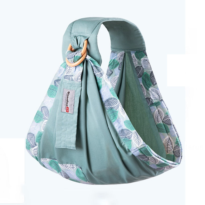 Baby Wrap Newborn Sling Dual Use Infant Nursing Cover Carrier Mesh Fabric Breastfeeding Carriers Up To 130 Lbs (0-36M)
