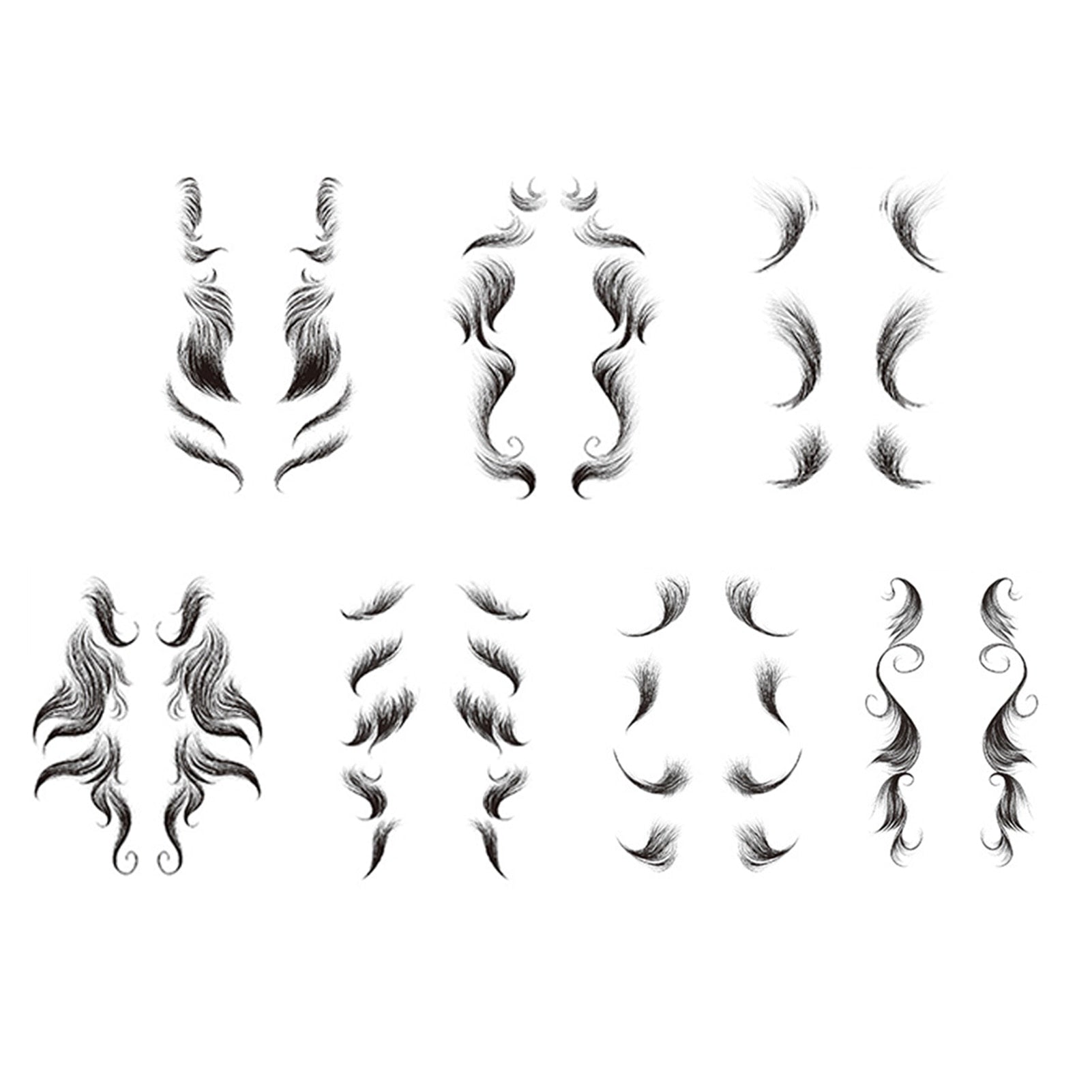 Hair Tattoo Stickers