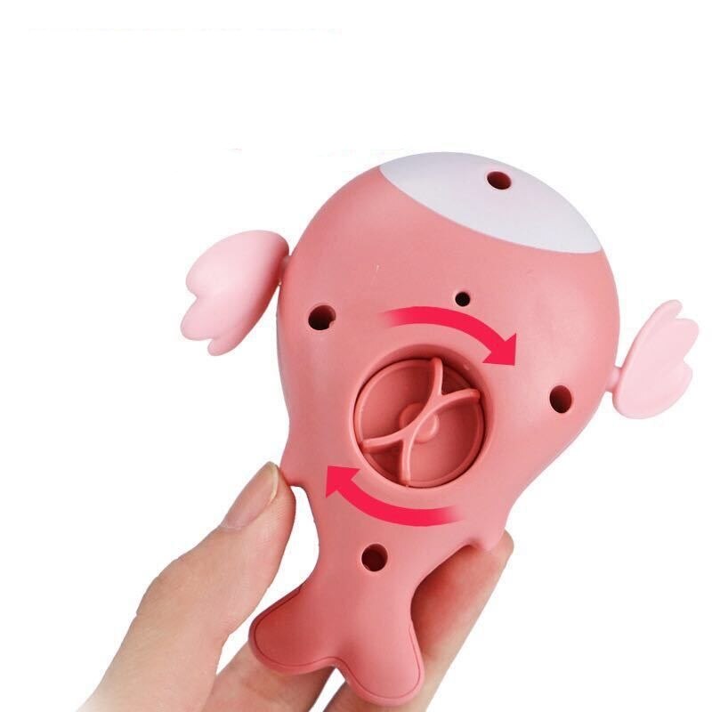 1pc Baby Bath Toys Cute Cartoon Tortoise Whale Animal Toddler Water Toy Infant Swim Chain Clockwork Summer Time Kids Toy