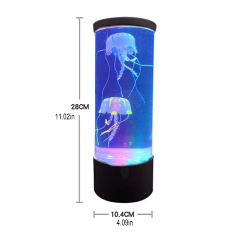 60 % OFF Jerwin- 2in1 Jellyfish Led Lamp & Aquarium