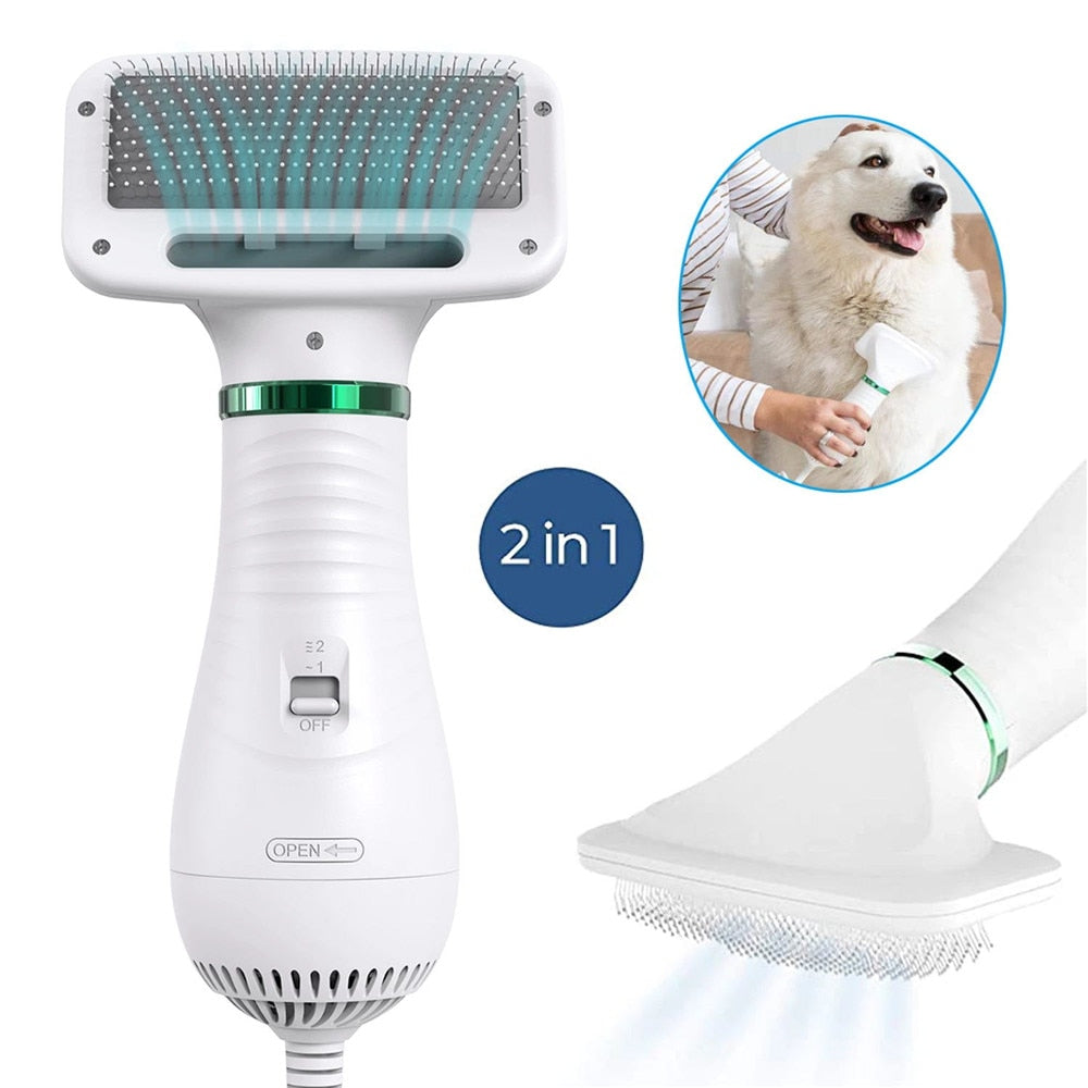 2-In-1Hair Dryer Grooming Comb