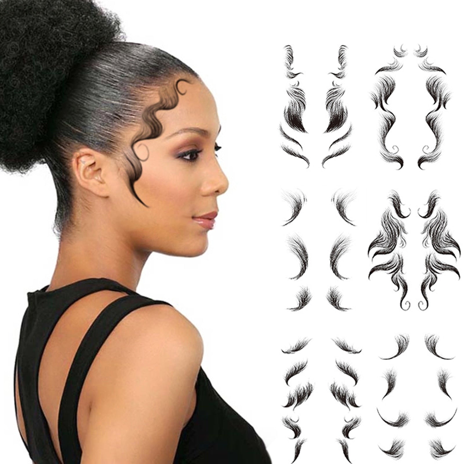 Hair Tattoo Stickers