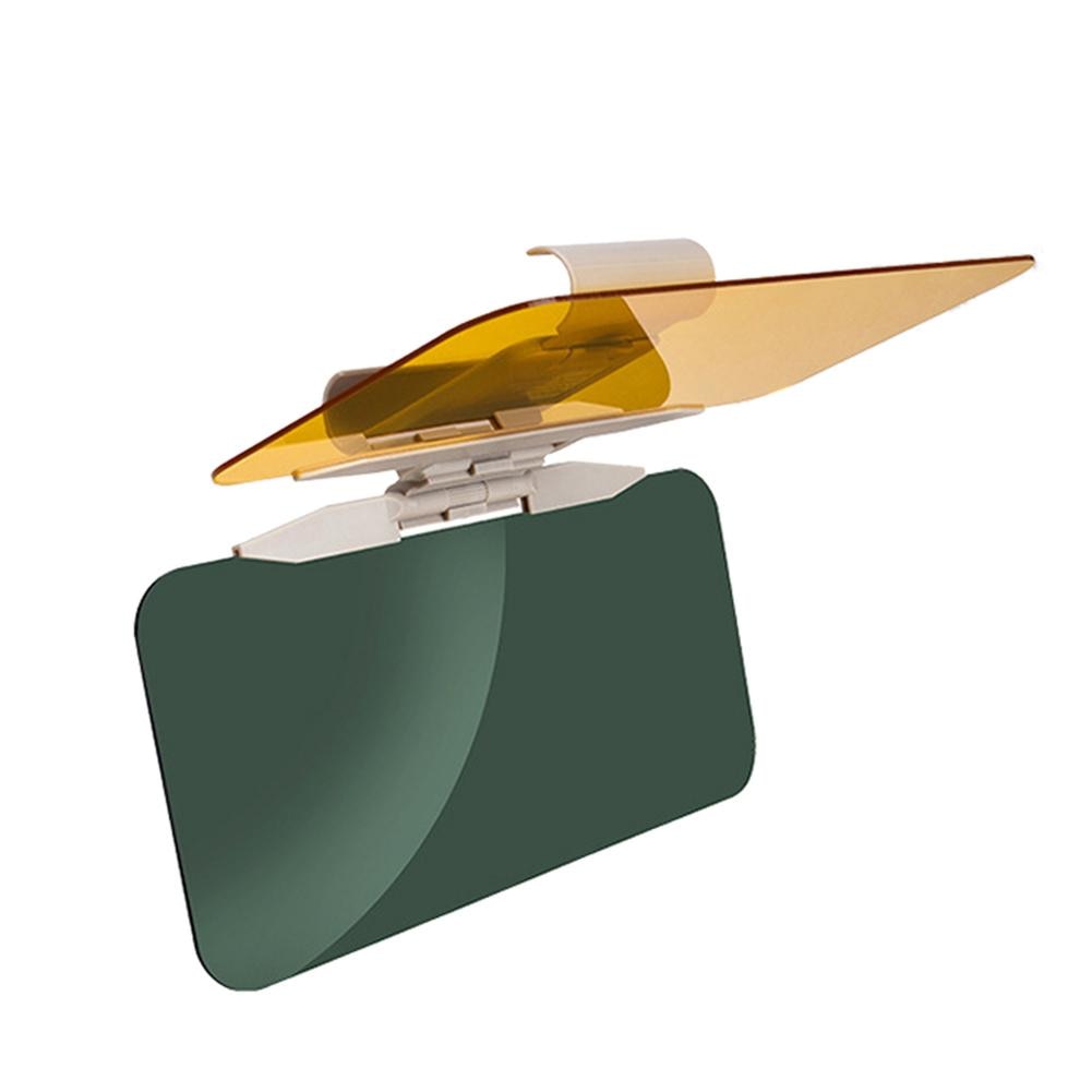 2 in 1 Car Sun Visor HD Anti Sunlight Dazzling Goggle Day Night Anti Glare Vision Driving Mirror UV Fold Flip Down Clear View