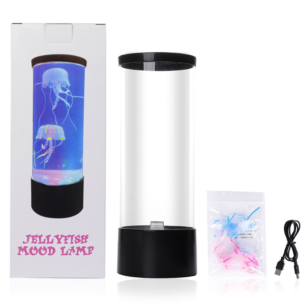 60 % OFF Jerwin- 2in1 Jellyfish Led Lamp & Aquarium