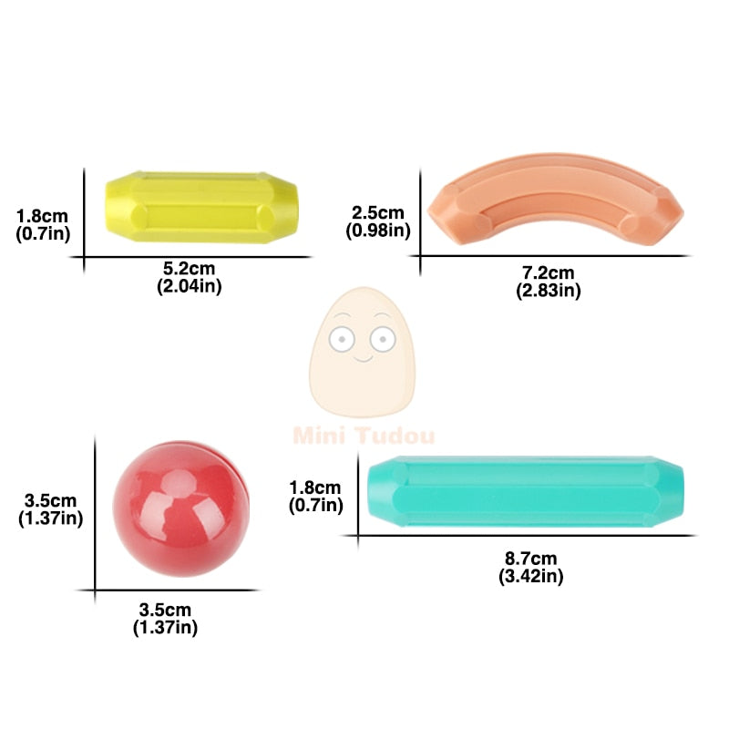 Kids Magnetic Constructor Block Designer Set Magnet Stick Rod Building Blocks Montessori Educational Toys For Children Boy Girl