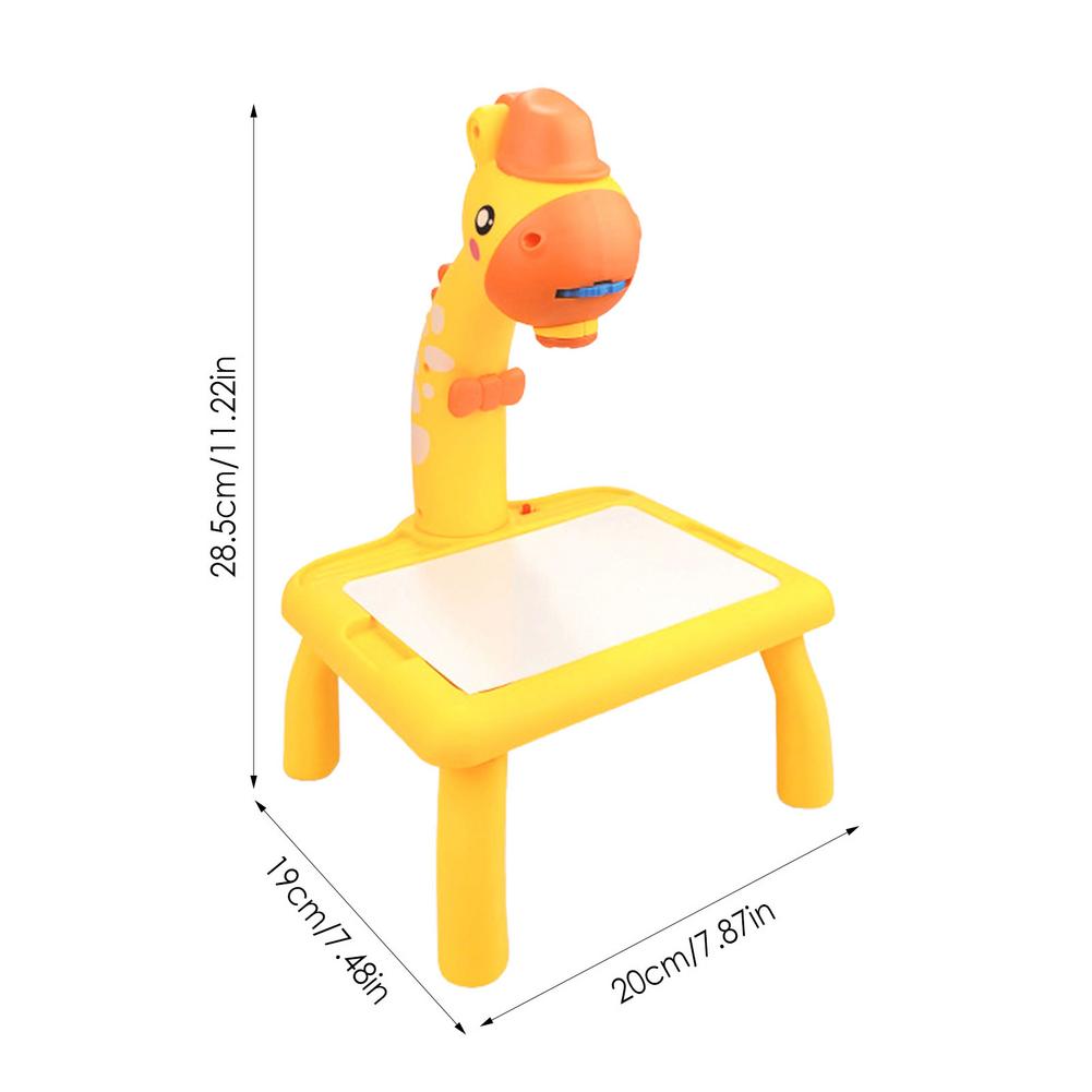 Children Led Projector Art Drawing Table Toys Kids Painting Board Desk writing Crafts Educational Learning Tools Toy for Girls