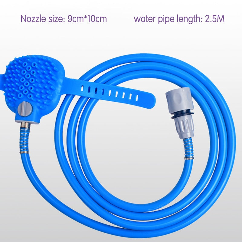 2 in 1 Pet Bathing  Massage Scrubber
