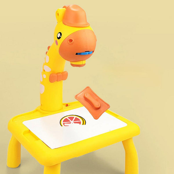 Children Led Projector Art Drawing Table Toys Kids Painting Board Desk writing Crafts Educational Learning Tools Toy for Girls