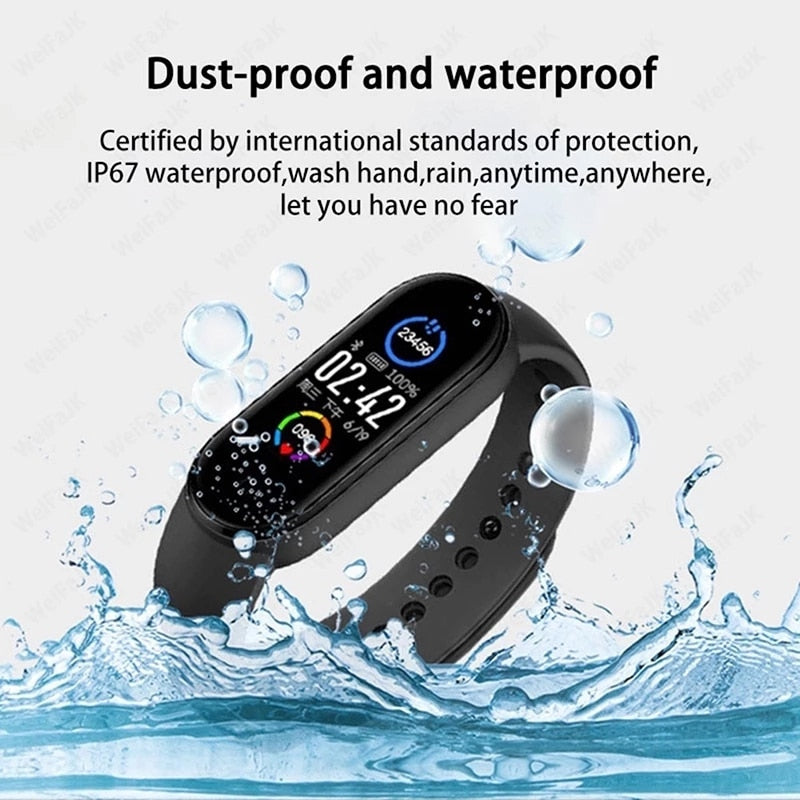 M6 Smart Bracelet Watches Men Women Smart Watch Heart Rate Fitness Tracking Sports Bracelet For Apple Xiaomi Android Smartwatch