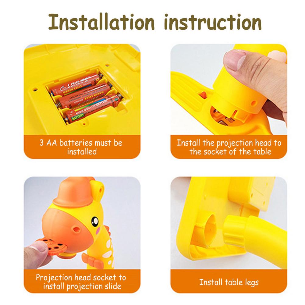 Children Led Projector Art Drawing Table Toys Kids Painting Board Desk writing Crafts Educational Learning Tools Toy for Girls