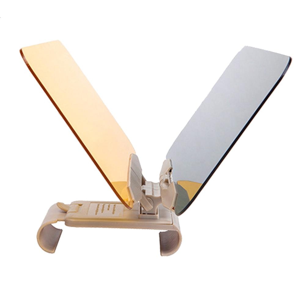 2 in 1 Car Sun Visor HD Anti Sunlight Dazzling Goggle Day Night Anti Glare Vision Driving Mirror UV Fold Flip Down Clear View
