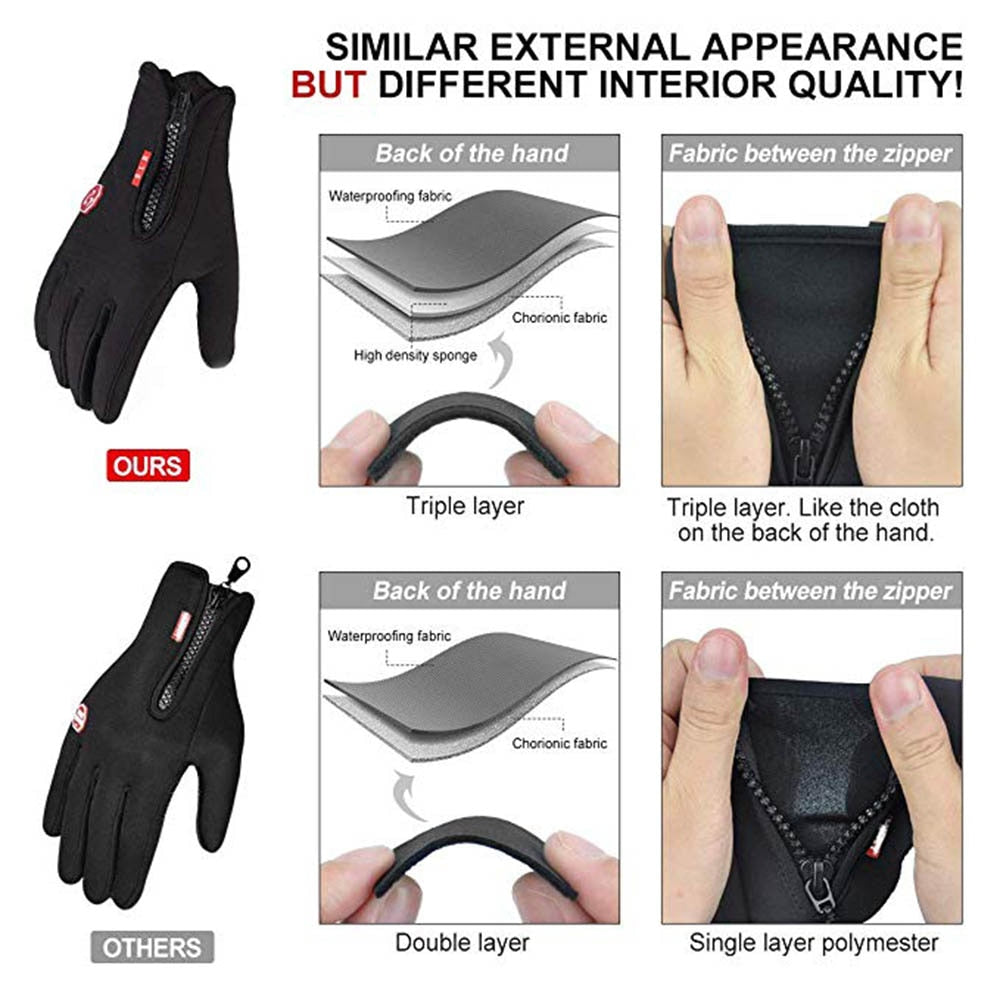 2023 Winter Gloves- Touchscreen & Waterproof