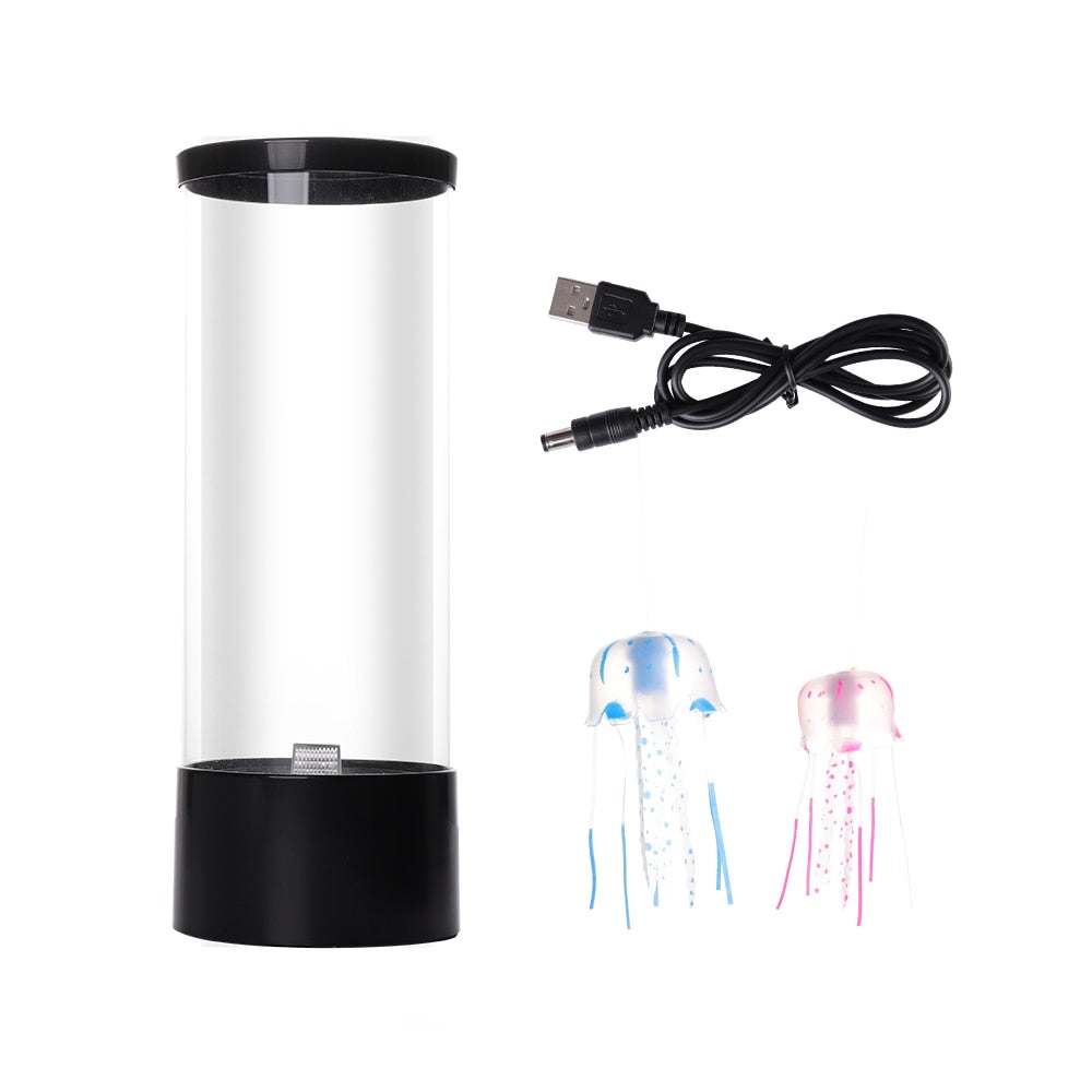 60 % OFF Jerwin- 2in1 Jellyfish Led Lamp & Aquarium