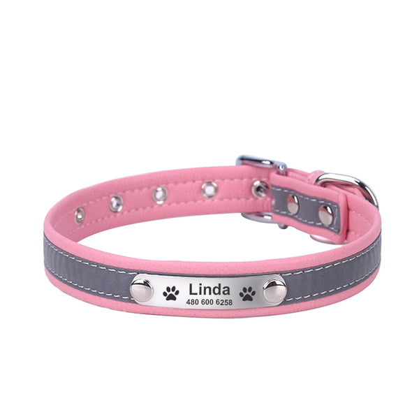 2 in 1 Personalized & Reflective Pet  Collar