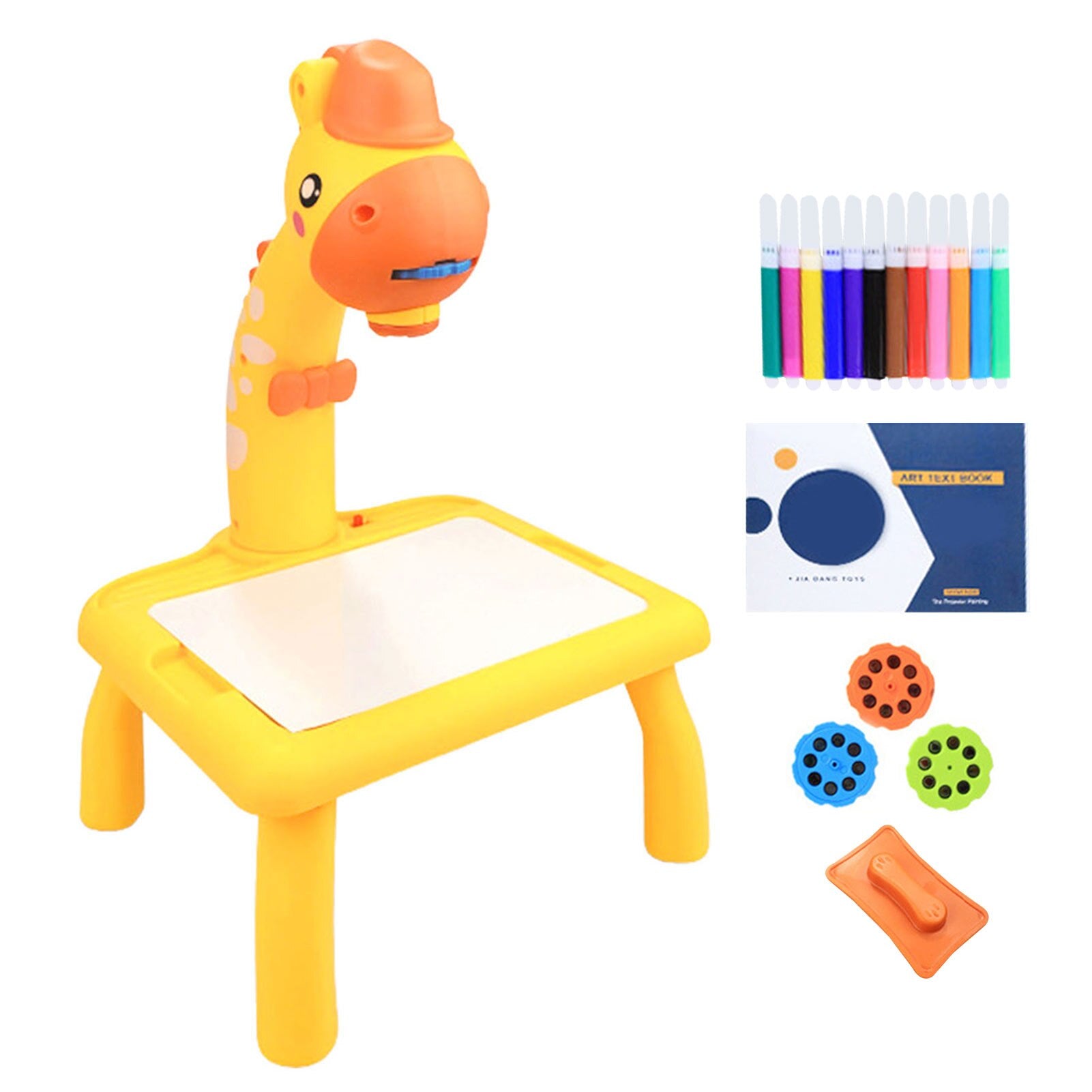 Children Led Projector Art Drawing Table Toys Kids Painting Board Desk writing Crafts Educational Learning Tools Toy for Girls