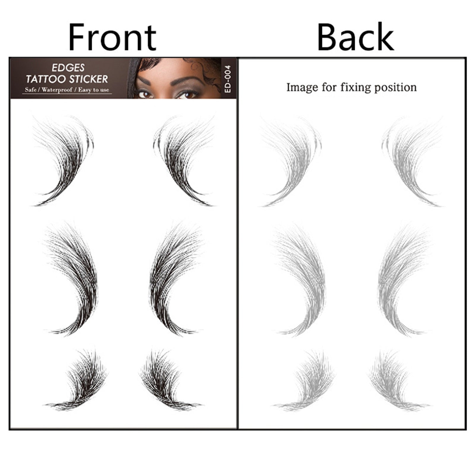 Hair Tattoo Stickers
