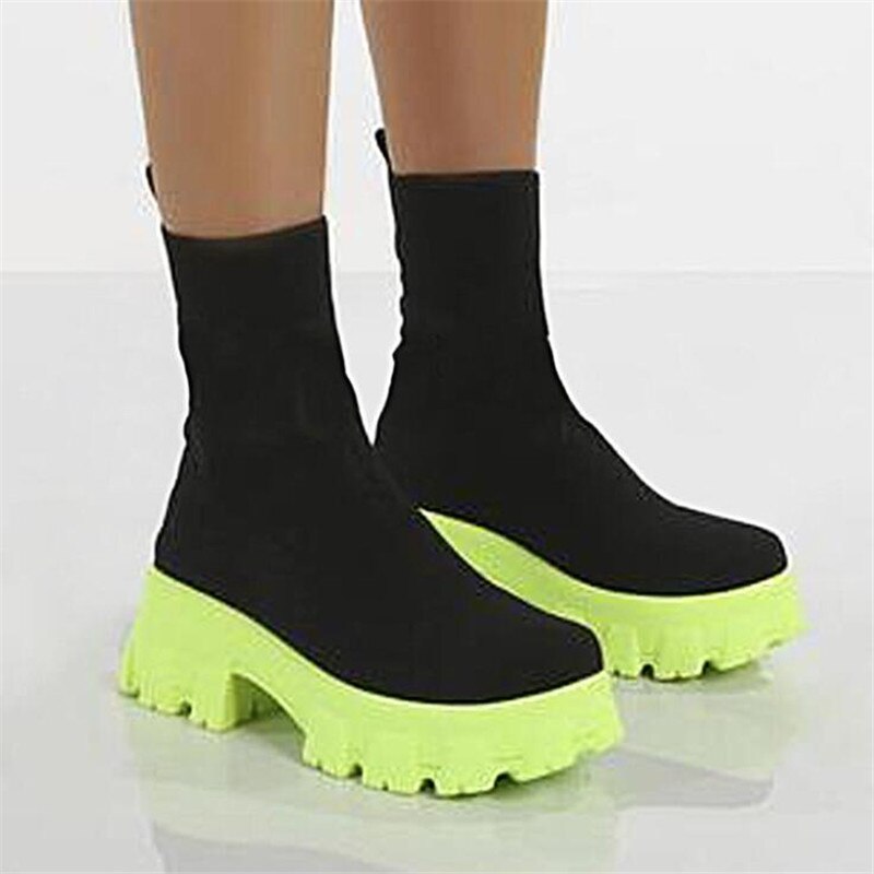 Jerwin- Knitted Short Boots