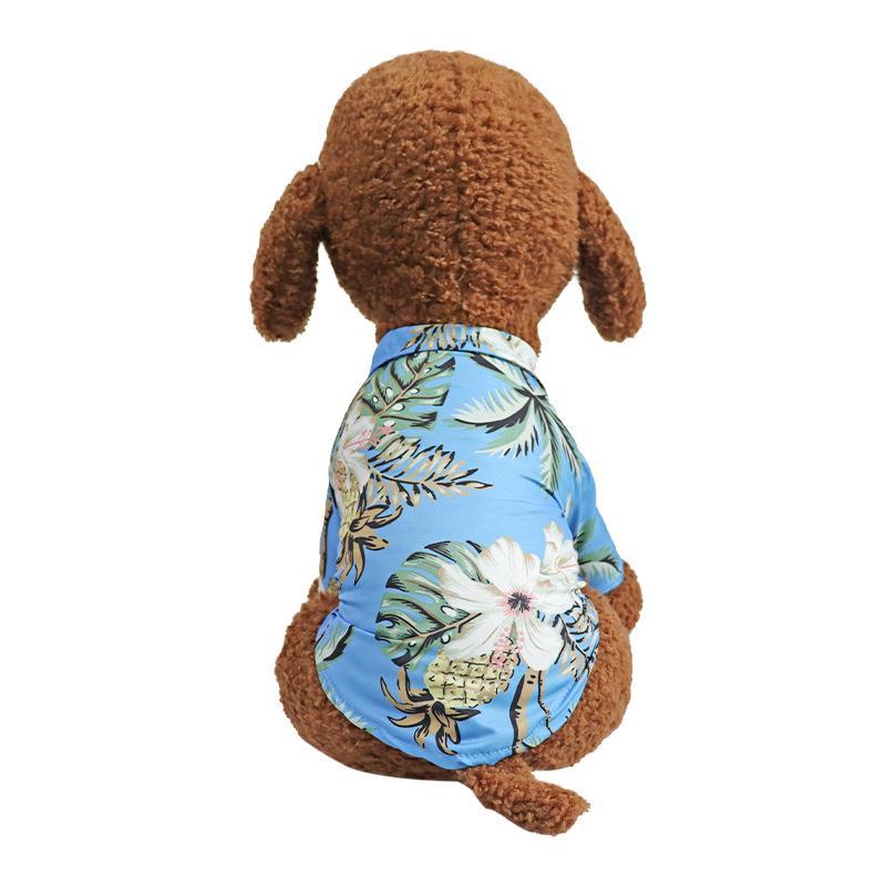 Hawaiian Style Dog Clothes French Bulldog Pet Clothes Summer Pet Clothing for Small Medium Dogs Puppy Chihuahua Ropa Perro Pug