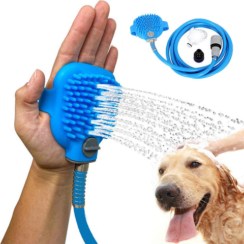 2 in 1 Pet Bathing  Massage Scrubber