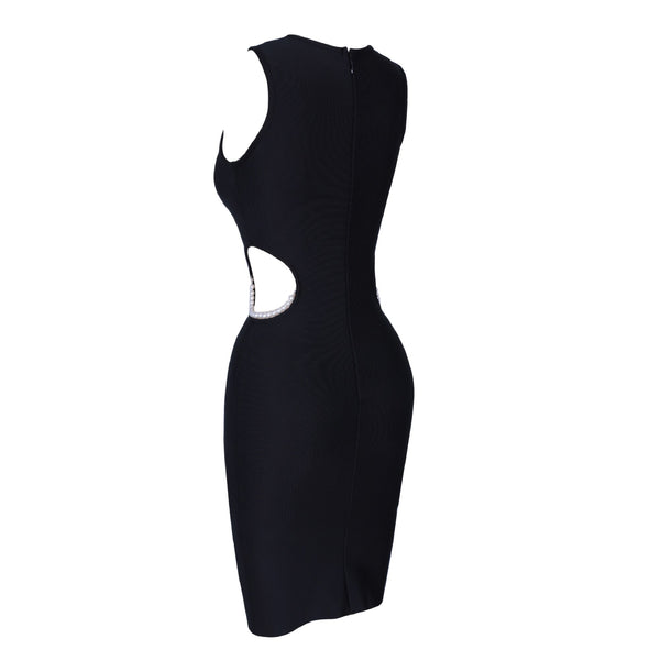 Bandage Dress 2021 New Arrival Black Bandage Dress Bodycon Women Summer Sexy Party Dress Wedding Evening Club Outfits