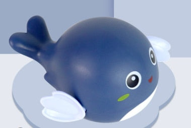 1pc Baby Bath Toys Cute Cartoon Tortoise Whale Animal Toddler Water Toy Infant Swim Chain Clockwork Summer Time Kids Toy