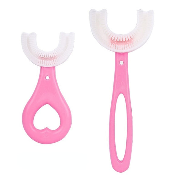 Baby Toothbrush Children 360 Degree U-shaped Child Toothbrush Teethers Soft Silicone Baby Brush Kids Teeth Oral Care Cleaning