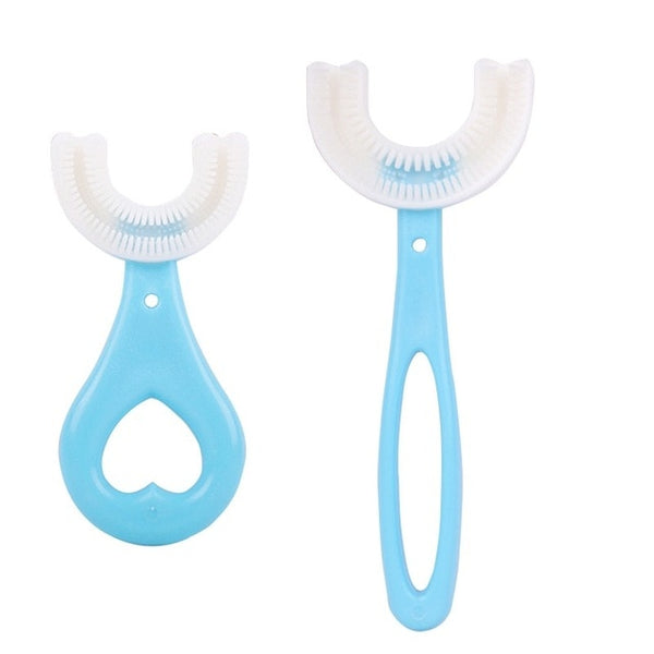 Baby Toothbrush Children 360 Degree U-shaped Child Toothbrush Teethers Soft Silicone Baby Brush Kids Teeth Oral Care Cleaning