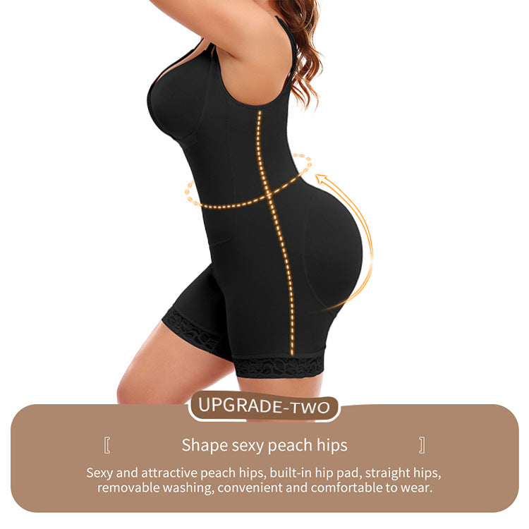One-piece Waist And Hip Lift Tight Body Fat Woman Plus Size Shapewear