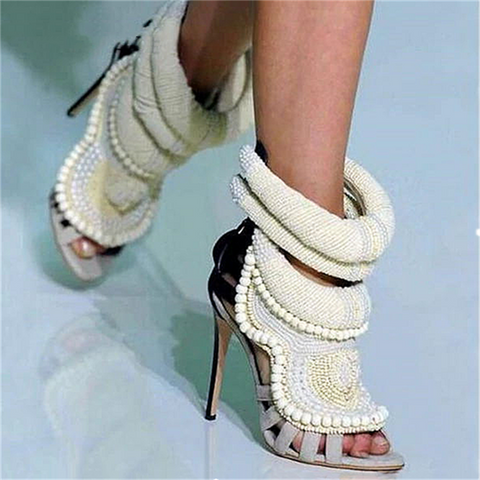 Simple Catwalk Sexy High Heel Sandals