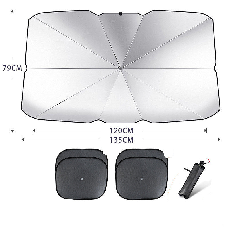 New Car Parasol Interior Front Windshield Visor Sun Protection And Heat Insulation Artifact
